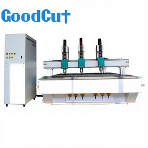 1300*2500mm 2000*3000mm 2100*300mm bois usine chinoise fabricant trois broches tête de moteur cnc 1325 routeur - Product Image 2
