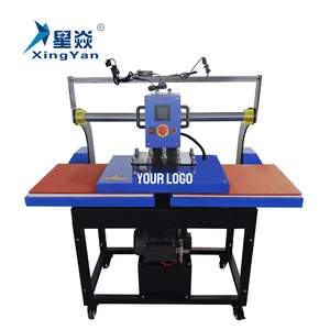 Xingyan 16x24 Dual Platen Sublimation Automatic Pneumatic 2 Station Table Large Wide Format Heat Transfer Printing Press Machine