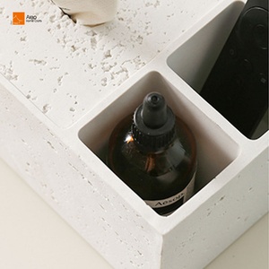 Porte-serviettes en résine de polystone naturelle et grès écologique, imperméable, <span class=keywords><strong>pour</strong></span> salle de bain et cuisine - Product Image 4