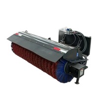 Balai à brosse rotative Nettoyeur de neige pour pelle chargeuse à roues directrices balayeuse de route