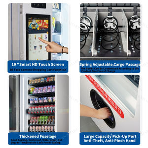 Distributeur automatique de pizzas et frites en gros, ouvert 24h/24, distributeur automatique de snacks et de boissons avec paiement par scan - Product Image 5