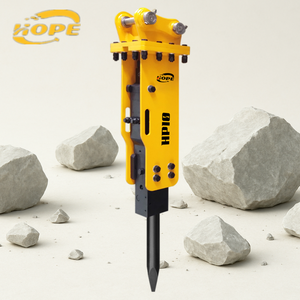 Martelo Hidráulico Montado em Escavadora HOPE Ideal para Tarefas de Quebra de Rocha, Concreto e Asfalto - Product Image 1