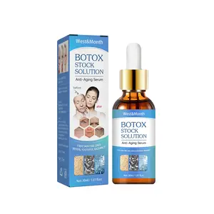 West&Month Hot Selling BOTOX STOCK Solution Anti Aging Serum Reduce Fine Lines Wrinkles Collagen Facial Essence Serum Liquid