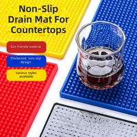 Tapis anti-déversement personnalisé avec logo pour comptoir de bar, tapis de service imperméable et antidérapant pour pub et café, dessous de verre pour table à café