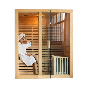 Sauna Pliable à Spectre Complet en Pierre de Sel Infrarouge Lointain pour Femme, 2 Personnes Personnalisable - Product Image 1