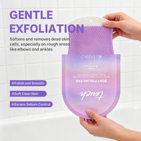 Gant de Bain Exfoliant Double Face OEM à Marque Privée avec Mousse Oxygénée pour une Peau Lisse et Soin des Jambes de Fraise