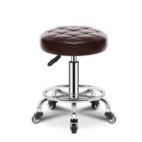 Tabouret de bar de couleur personnalisable Hauteur réglable Clinique pivotante Style classique Tatouage Spa Salon Barber Shop Tabouret Chaise avec roues