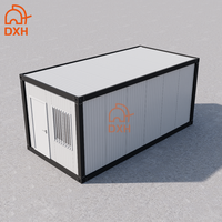 Casa Contenedor Prefabricada Portátil Personalizada al por Mayor, de Una Sola Habitación con Baño, Tipo Flat Pack