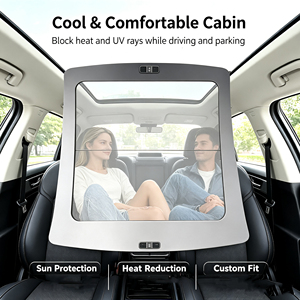 Parasol de Privacidad Compatible con <span class=keywords><strong>Tesla</strong></span> Model S X 2016-2025, Protección <span class=keywords><strong>Solar</strong></span>, Reducción de Calor, Parasol para Techo, Panel de Control para Pedidos al por Mayor - Product Image 5