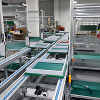 Lini Konveyor Rantai Kecepatan Ganda MV Instrument Box untuk Perakitan Produk Sedang & Kecil