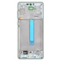 Para Samsung Galaxy A73 5G OLED LCD pantalla digitalizador montaje completo con marco