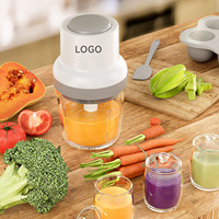 Robot Culinaire Bébé Multifonctionnel Ensemble Préparateur Aliments Fruits Légumes Viande Mixeur