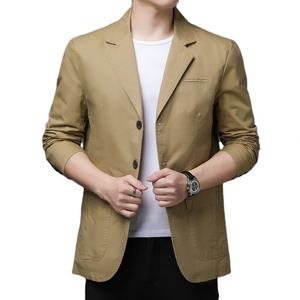 Costume 3 pièces pour homme, blazer à un bouton, printemps et automne, mode nouvelle, décontracté, pour affaires - Product Image 1