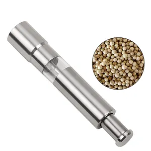 manual stainless steel salt turkish pepper grinder japanese pepper mill