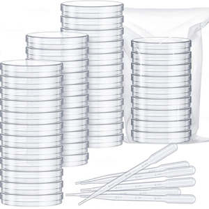 Boîte de 500 plaques de Petri stériles en <span class=keywords><strong>plastique</strong></span> Jetbiofilla 90 mm carrées autoclavables - Product Image 3