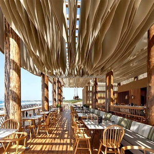 Nouveau <span class=keywords><strong>voile</strong></span> <span class=keywords><strong>de</strong></span> fond <span class=keywords><strong>de</strong></span> mariage en forme <span class=keywords><strong>de</strong></span> S pour plafond drapé décoration mariage - Product Image 5