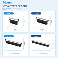 Spot LED Linéaire Multi-Têtes à Finition Noir et Blanc, CRI80, Large Faisceau, Design Moderne pour Éclairage Commercial et d'Entrepôt