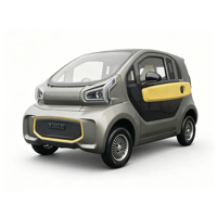 Voiture électrique miniature EEC L6e 4 roues, quadricycle électrique COC avec moteur 4kW et autonomie de 200 km