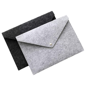 Big Capacity File Folders Felt Bags Business Briefcases Stationery Organizer Storage Bag Document Case