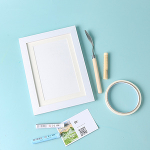 Ensemble de 6 couleurs pastel à l'huile de couleur lourde super douce comprenant un grattoir de cadre photo pastel à l'huile colle de masquage en papier spécial tutoriel de bricolage - Product Image 3