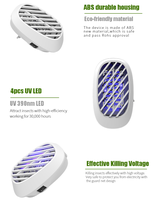 Lampe LED électrique anti-moustiques, piège à insectes, lampe de nuit, attrape-insectes
