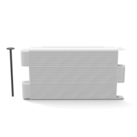 Bac de Jardin Surélevé Moderne pour Extérieur, Écologique, Durable, Léger, en Plastique PP, pour Légumes de Ferme, Jardinières Extérieures sur Pied