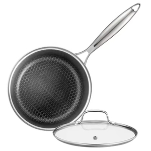 Padella multifunzione da cucina per la casa <span class=keywords><strong>3</strong></span> strati 304 padella in acciaio inossidabile - Product Image 2