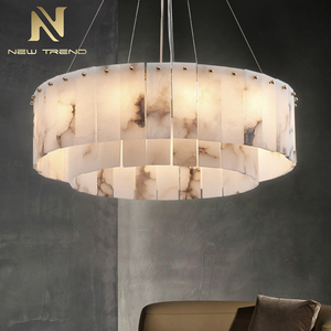 Lampadario Moderno in Alabastro LED dal Design Unico per Decorazione Interna di Case e Ville - Product Image 2