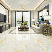 Xiangyun 800x800 Carrelage de sol en jade jaune Guangdong Vert émeraude Porcelaine vitrifiée antidérapante tout en céramique pour les chambres à usage domestique