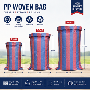 Prix usine Sacs en polypropylène laminé tissé PP pour riz, 5kg, 10kg, 20kg, 25kg, 50kg, et sacs de 100kg personnalisés pour l'emballage des céréales - Product Image 3