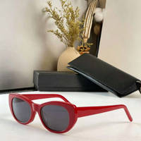 Lunettes de soleil polarisées vintage européennes œil-de-chat, monture intégrale dégradée, protection UV400, style rétro, unisexe, pour visages carrés, en nylon et PC