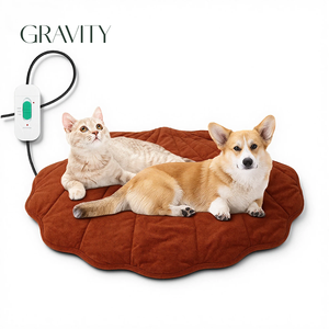 <span class=keywords><strong>2026</strong></span> Neues Design Anpassbare Warme Ahornblatt-förmige Heizmatte für Hunde und Katzen Herbst Winter - Product Image 1