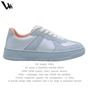 Baskets Chunky Rétro pour Femme Tiyo K5001, en Toile Rouge à Carreaux, à Lacets, Semelle Intermédiaire en PVC, Semelle Amortie, Chaussures Décontractées pour la Marche - Product Image 4