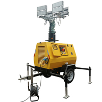 Tour d'éclairage LED à moteur diesel ANJ ANJ6130 avec indice de protection IP66, lumière du jour 5000K, angle de faisceau de 60°