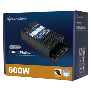 SST-FX600-PM 600W Flex ATX PSU Platinum แบบโมดูลาร์เต็มรูปแบบ 12V-2x6 300W SFF 1U - Product Image 2