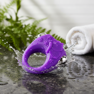 Вибрационное кольцо для пениса AG13 на батарейках, задерживающее эякуляцию, силиконовое, для мужчин и женщин - Product Image 1