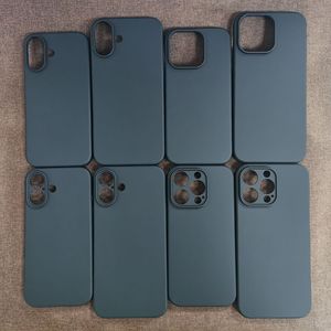 Đen mờ Matte trường hợp điện thoại cho <span class=keywords><strong>iPhone</strong></span> 16 TPU trường hợp điện thoại 15 Pro Max 14 trống Slim Đen Silicone trường hợp điện thoại cho <span class=keywords><strong>iPhone</strong></span> 16 17 - Product Image 1
