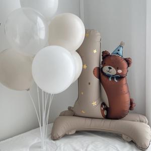 Globos de Papel de Aluminio de Colores Variados de la Marca Go Party, Número Uno, para la Decoración de la Fiesta de Primer Cumpleaños de un Bebé de 1 Año - Product Image 3