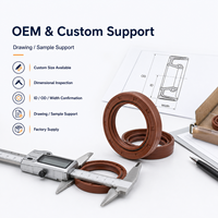 Joint d'étanchéité radial FKM pour arbre de moteur marin MTU 0109974147, support de dessin et d'échantillon sur mesure OEM pour la production d'énergie