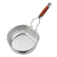 Yolecen304 Panier de cuisson en acier inoxydable anti-brûlure à double crochet pour nouilles, viande, shabu-shabu et friture