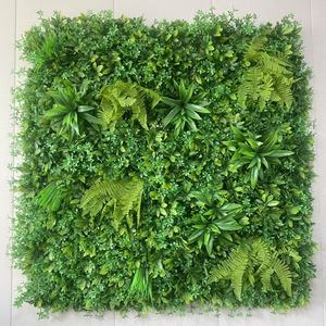 Mur végétal artificiel en soie, gazon artificiel, fleurs artificielles pour <span class=keywords><strong>salon</strong></span>, balcon, entrée, toile de fond, pelouse, décoration murale de mariage, herbe - Product Image 2