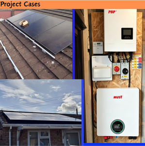 ระบบโซลาร์เซลล์ MPPT 10KW แบบติดตั้งในตัว พร้อมแบตเตอรี่ 10KWH 6000 รอบการใช้งาน อุปกรณ์ครบชุดสำหรับบ้าน ประสิทธิภาพสูง MPPT Inve - Product Image 3