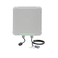 Antenne de lecteur intégré RFID longue portée RS232 RS485 Weigand UHF de 1 à 6 mètres 7dbi pour contrôle d'accès/parking