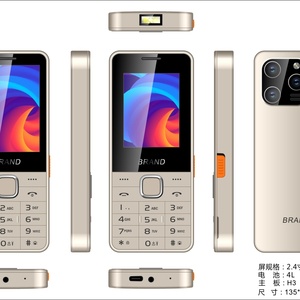 โทรศัพท์มือถือแบบปรับแต่งได้ รองรับซิมคู่ ดีไซน์ปุ่มกด พร้อมคุณสมบัติพิเศษสำหรับผู้สูงอายุ คีย์บอร์ด QWERTY สภาพใหม่ ราคาประหยัด - Product Image 3