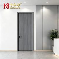 Portes intérieures modernes en bois massif composite MDF mélaminé polymère, isolation acoustique, construction durable, garantie 1 an, salon, hôtel