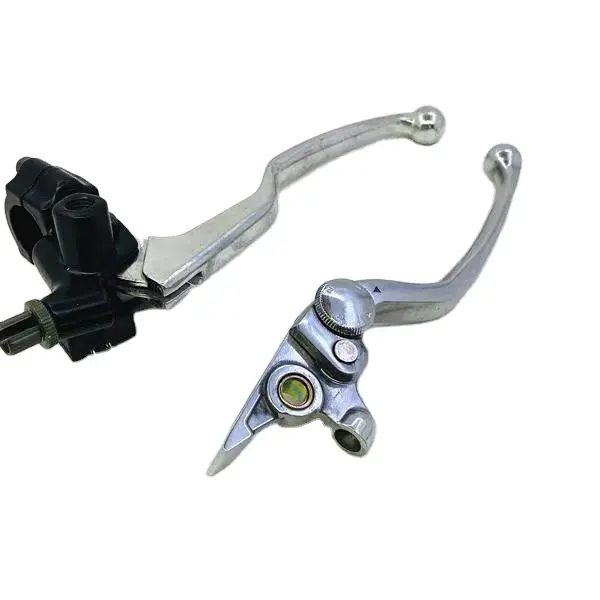 Custom Metal cnc machining parts Adjustable Brake Clutch Lever Aluminum Alloy CNC Retrofit Motorcycle Brake Lever