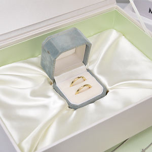 Caja de Embalaje de Joyería Rígida de Papel de Arte Reciclable y Biodegradable con Cierre Magnético y Logotipo Personalizado de Lujo, Laminación Mate para Anillos - Product Image 2