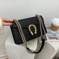 Tas Wanita Model Terbaru 2026 Grosir Fashion, Tas Tangan Wanita Berkualitas Tinggi dengan Rantai Selempang, Dompet Wanita Bahan Kulit PU Mewah
