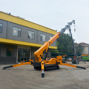 מנוף זחלילי טלסקופי KUUGAO בעל תו תקן CE, 2-10 טון, 12 טון, 15 מטר, דיזל, שטח קשה, מנוף עכביש, יעילות גבוהה, 17 מטר - Product Image 6