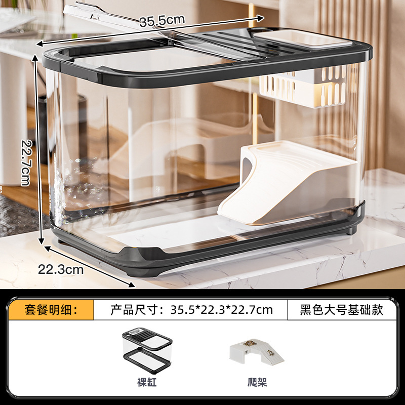 rastrelliera da arrampicata grande, nera, standard